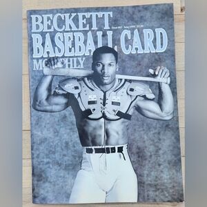 Vintage,cmagazine, June 1990 issue (#63) of Beckett Baseball, Bo Jackson, Iconic